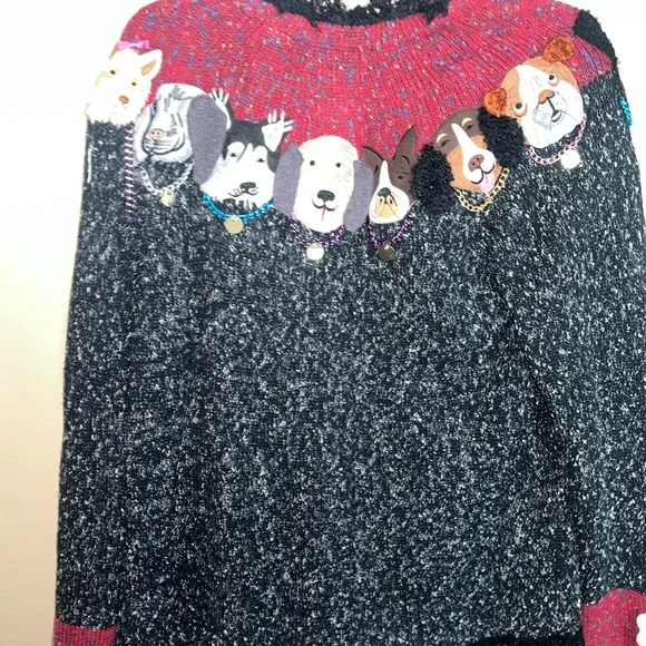 Design Options by Philip and Jane Gordon Dog Show Cardigan Size Medium